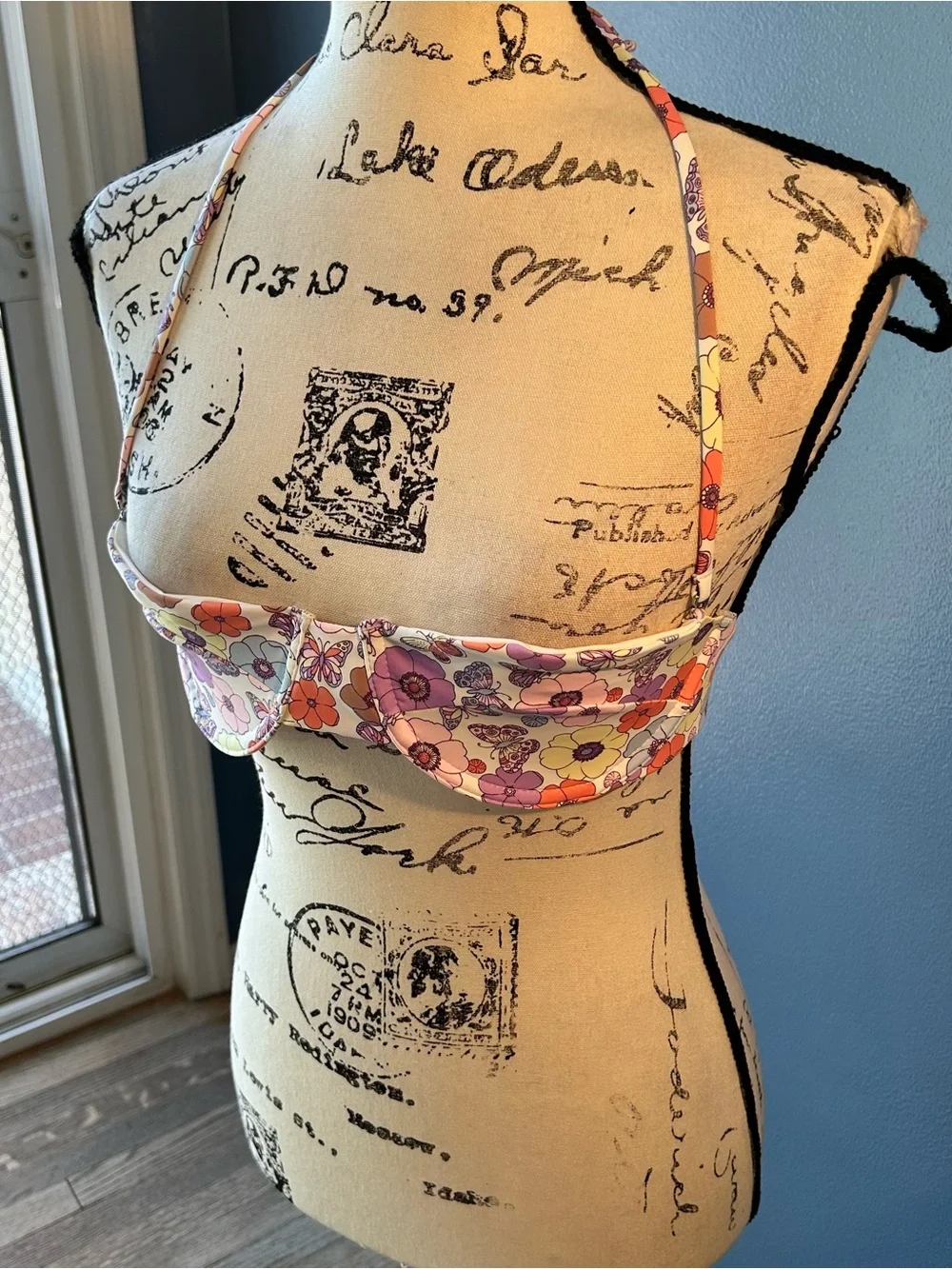 Frankie’s Bikini Cielo MARIPOSA BUTTERFLY Underwire Top